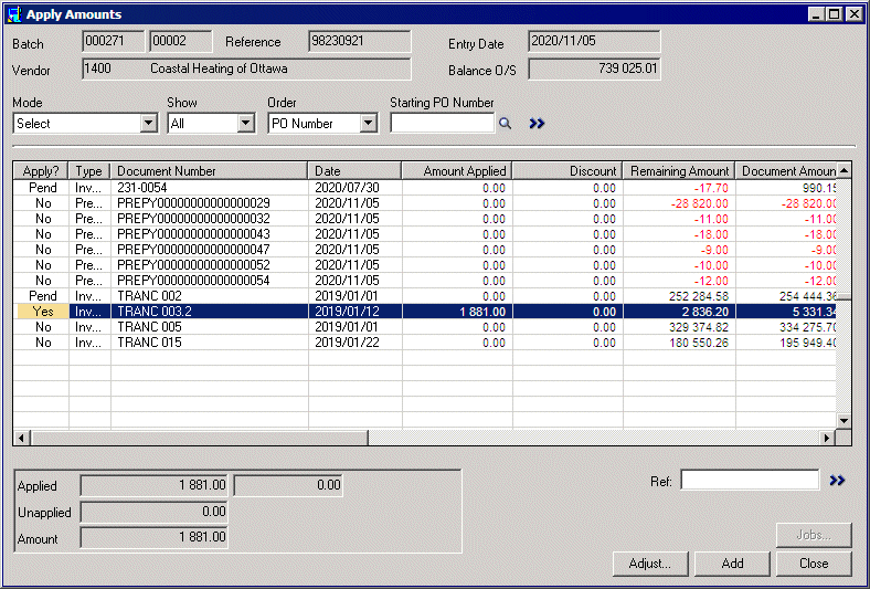 Allocate Payments and Receipts